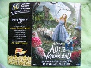 Alice in wonderland Lewis Caroll Tim Burton Johnny Depp Movie