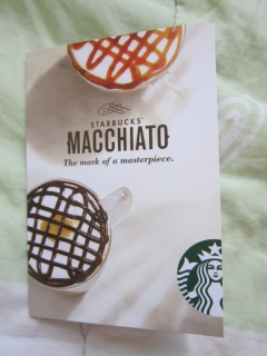 Starbucks Coffee Malaysia Asia Chocolate Hazelnut Macchiato Burnt Caramel magnet card limited edition 